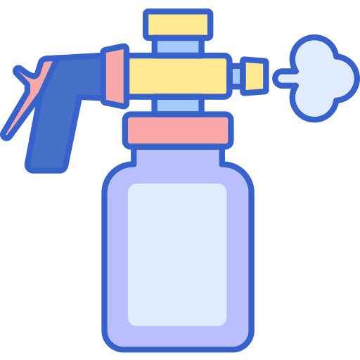 Foam washing foam cleaning icon