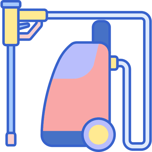 Pressure washer housework sweeping pressure washer icon