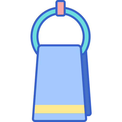 Towel towel furniture and household bath icon