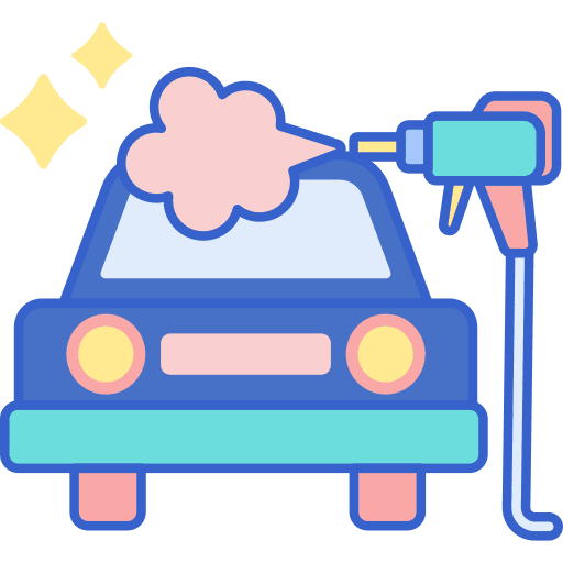 Car wash washing automobile car icon