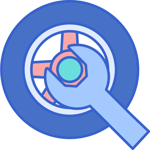 Tire transport maintenance drive icon