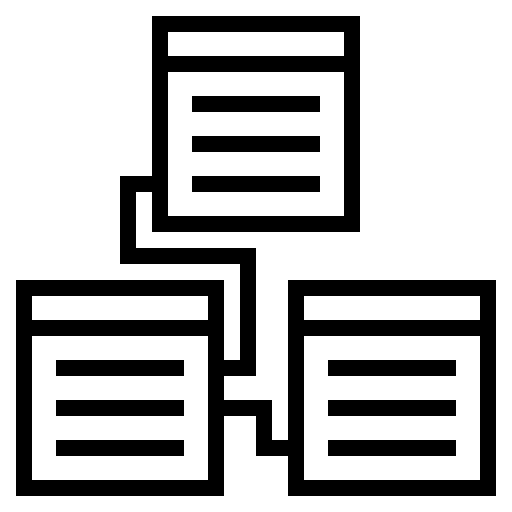 Database ui development software icon