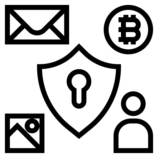 Encryption interface data ui icon