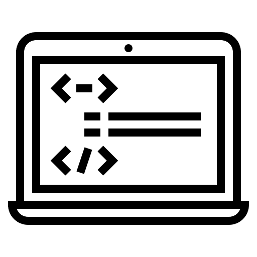 Programming structure development software icon