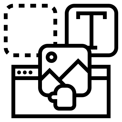 Website edit tools technology interface icon