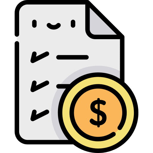 Budget coin cost business and finance icon