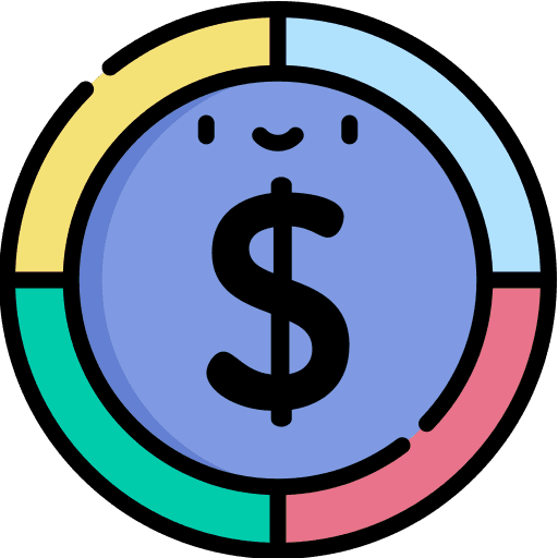 Budget money cost smileys icon