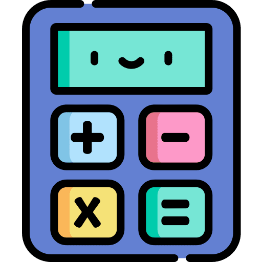 Calculator maths calculator smileys icon