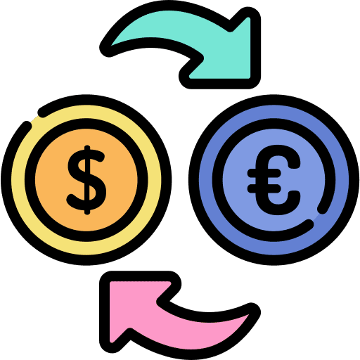 Exchange money commerce exchange icon
