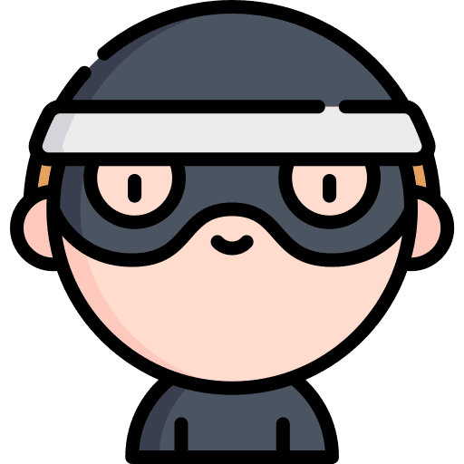 Thief man people avatar icon