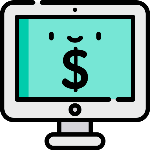 Online online smileys technology icon