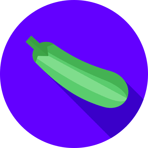Zucchini fruits and vegetables healthy food cereal icon