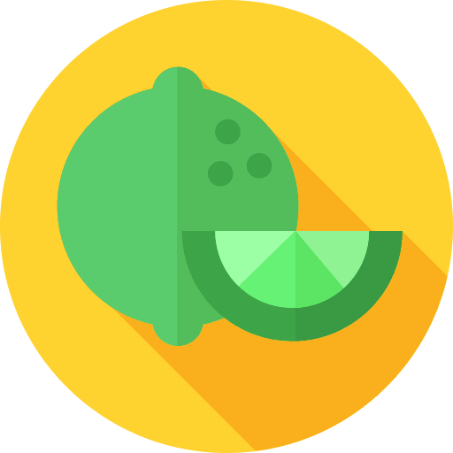 Lime citric citron organic icon