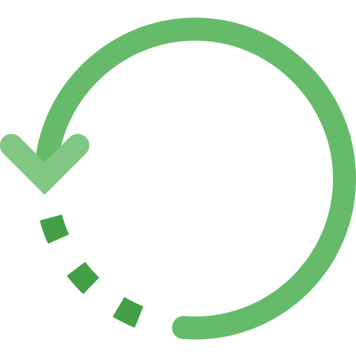 Loop interface round arrows nonstop icon