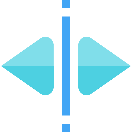 Divider part separate cursor icon