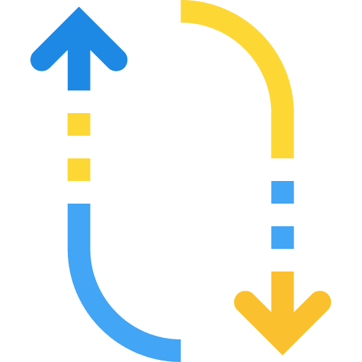 Circular arrow circular ui load icon