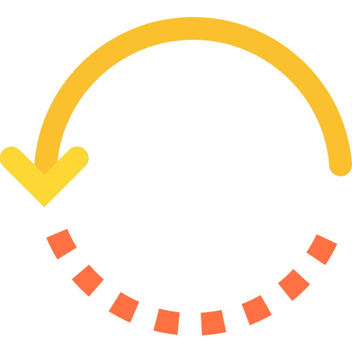 Circular arrows circular arrows recurrent icon