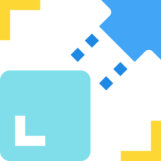 Full screen expand interface ui icon