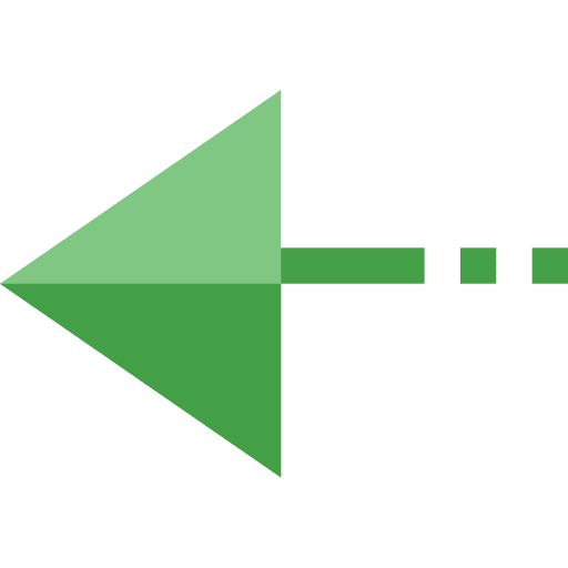 Left arrow previous directional left arrow icon