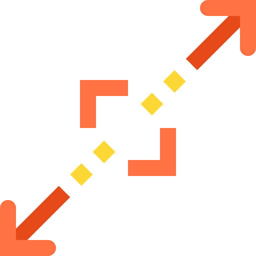 Maximize diagonal expand maximize icon