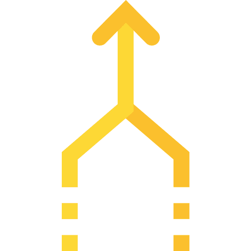 Merge arrows merger orientation icon