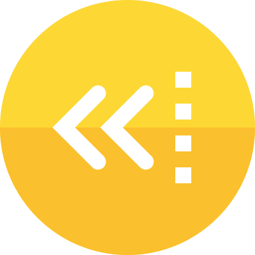 Previous back left arrow return icon