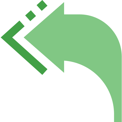 Left arrow left return reverse icon