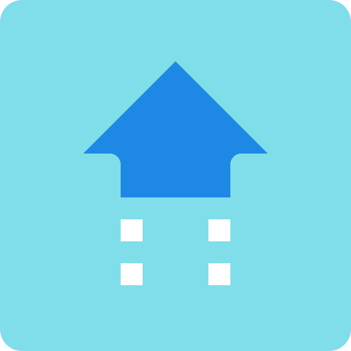 Up square navigational up arrow icon