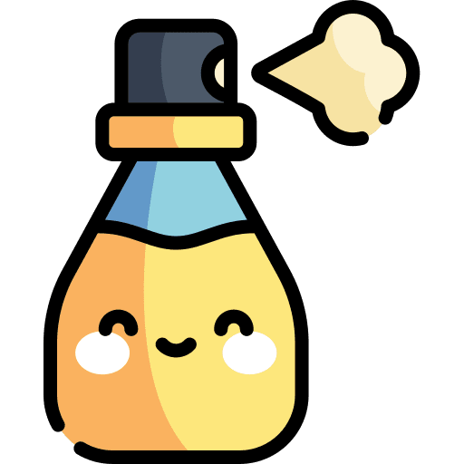 Perfume container smile stylish icon