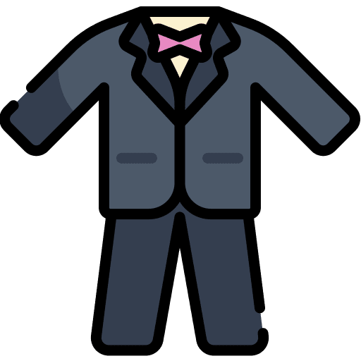Tuxedo vip style wedding icon