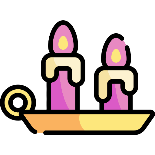 Candles candles ornamental miscellaneous icon
