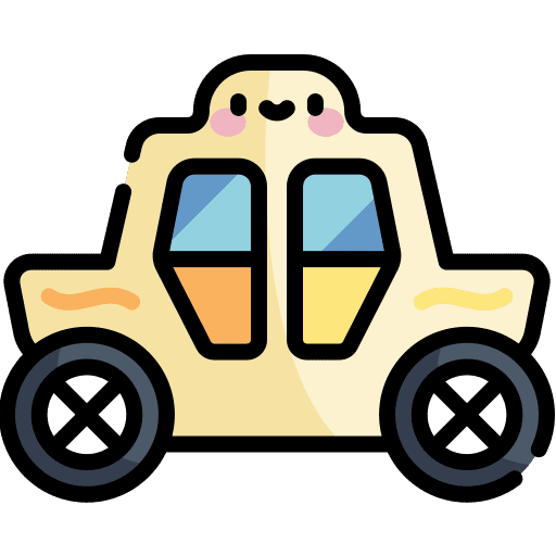 Carriage transportation legend fantasy icon