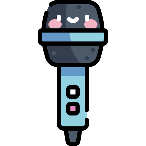 Microphone speaker music singer icon