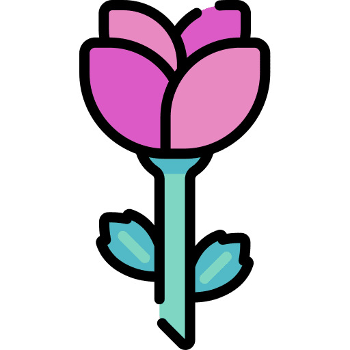 Rose nature rose blossom icon