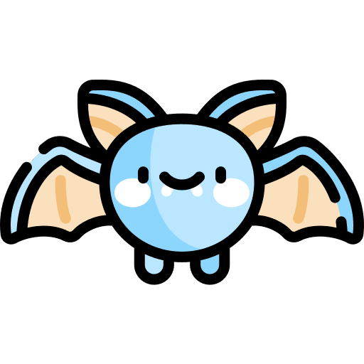 Bat animal spooky bats icon
