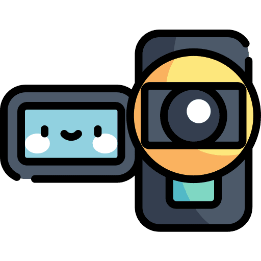 Videocamera recorder recording technology icon