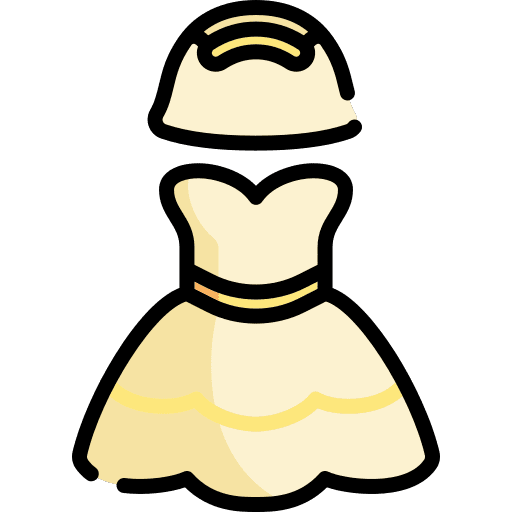 Wedding dress fashion wedding dress dress icon