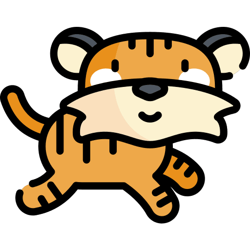 Tiger zoo tiger animal icon