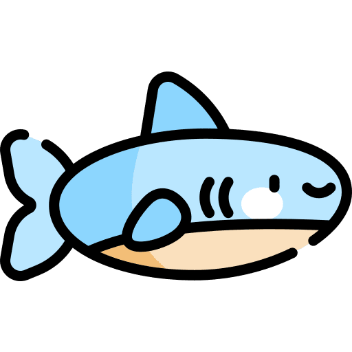 Fish fishes animal food and restaurant icon