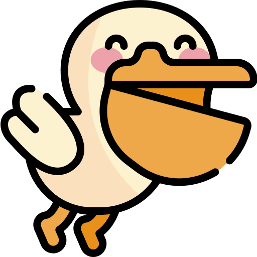 Pelican animal kingdom wildlife zoo icon