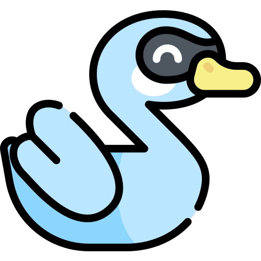 Swan zoo animals animal kingdom icon