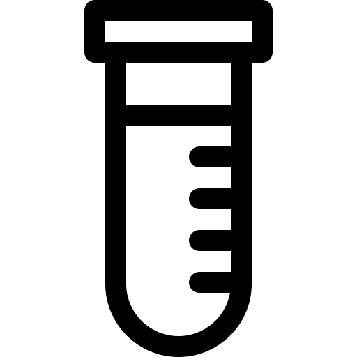 Blood test testing test tube blood test icon