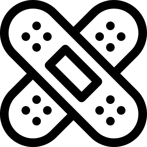 Plaster plaster medical instrument bandage icon