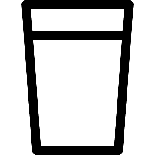 Water glass water glass glass of water food icon