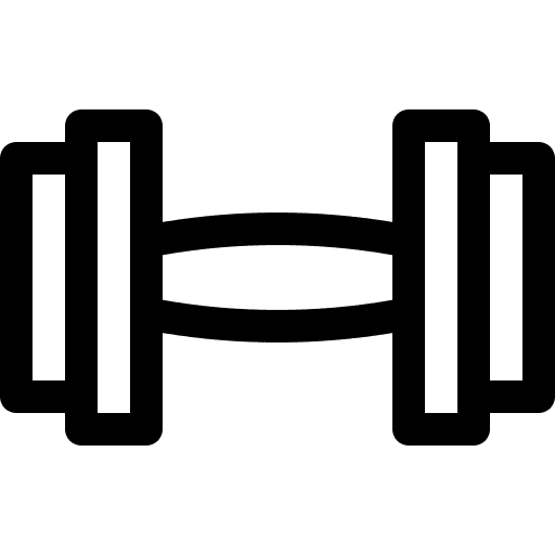 Dumbbell sports and competition training dumbbell icon