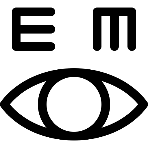 Eyesight eyeball healthcare and medical looking icon