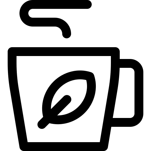 Herbal tea cup food and restaurant icon