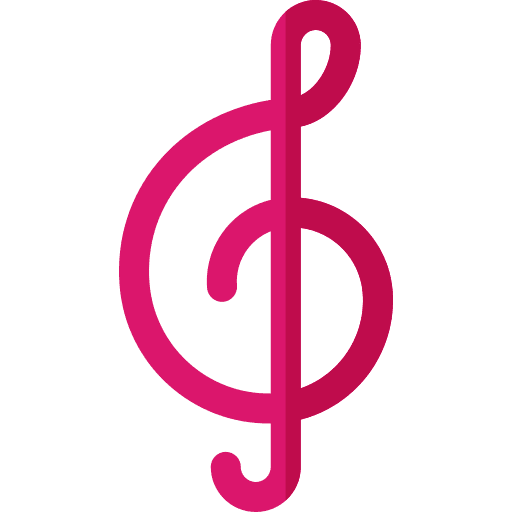 Clef music and multimedia musical sign music note icon