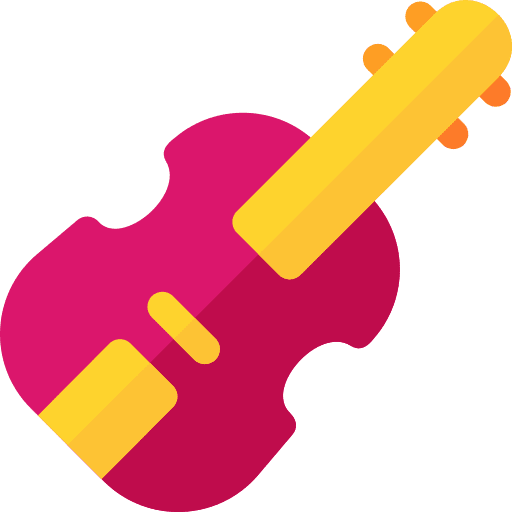 Fiddle music fiddle orchestra icon