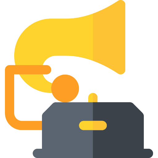 Gramophone gramophone vinyl gramphone icon